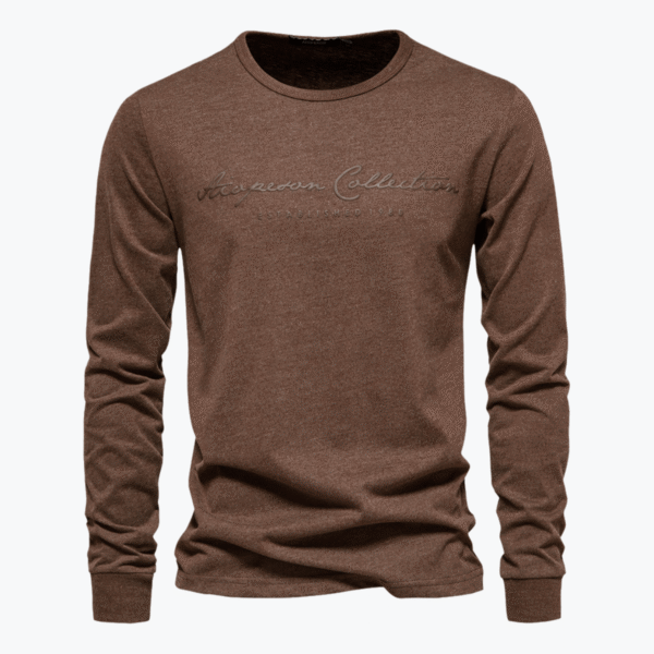 Men's Pure Cotton Long Sleeve T-Shirt