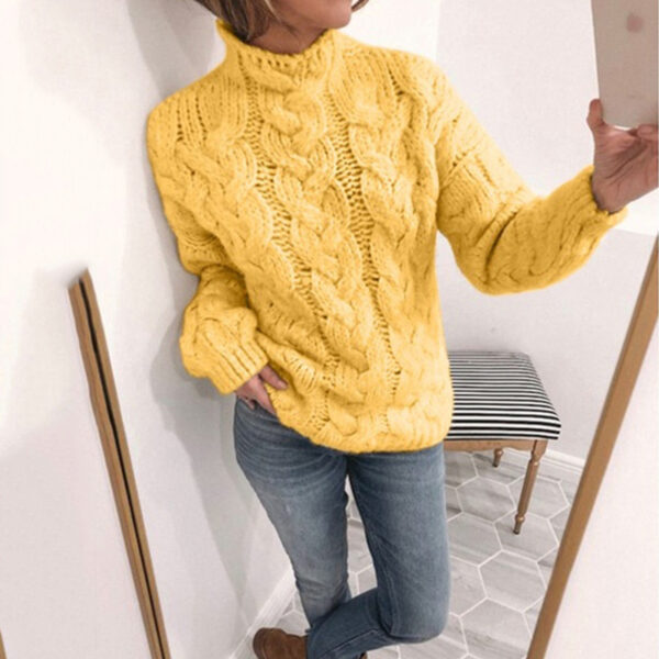 Women's Fashionable Turtleneck Sweater