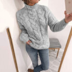 Women's Fashionable Turtleneck Sweater (3)