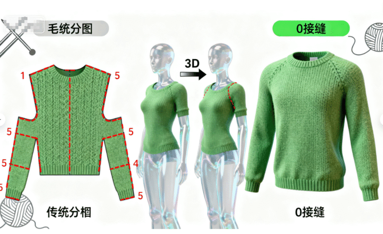 3D Knit Sweater