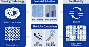 Weaving Process: Loops vs. Interlaced Yarns