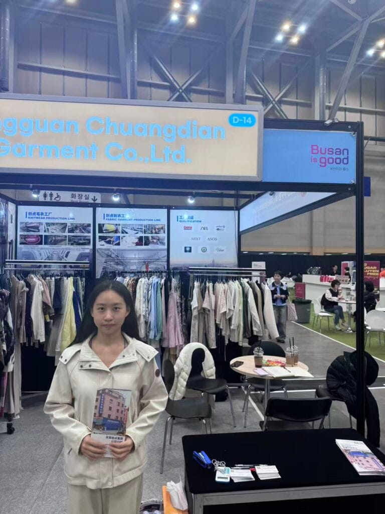 Dongguan Chuangdian Garment Showcases Knitting Excellence at Busan International Fashion Exhibition 2025