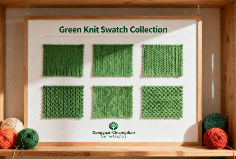 Green Knit Swatch Collection