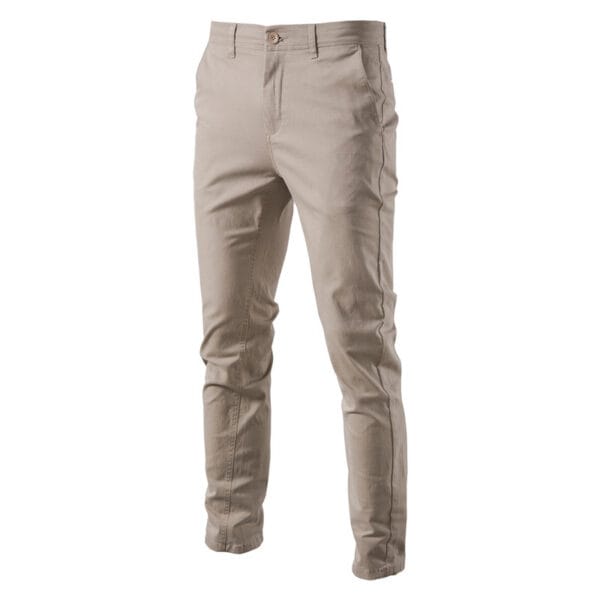 Men's pure cotton business skin-friendly and anti-wrinkle men's trousers