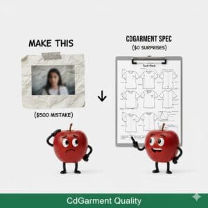 A simple draw vs a Tech Pack document