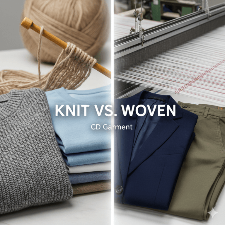 Knit vs woven @ Cdgarment