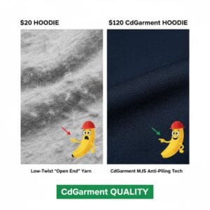 Pilling degree comparison