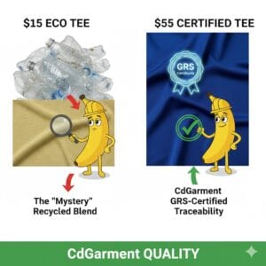 Virgin Polyester vs. GRS Recycled