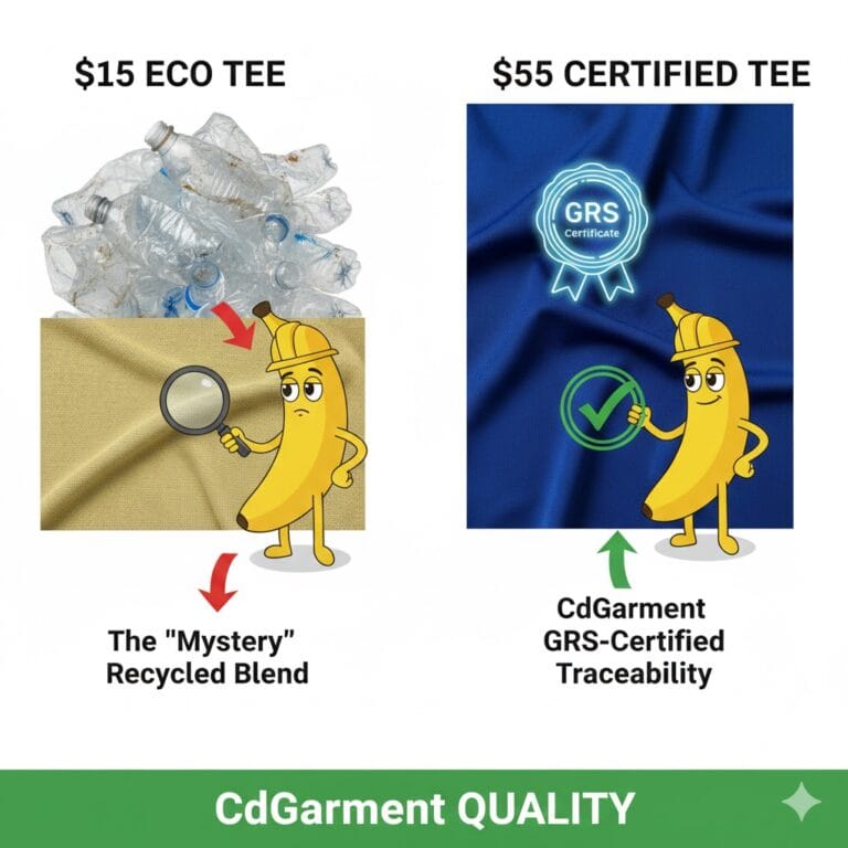 Virgin Polyester vs. GRS Recycled