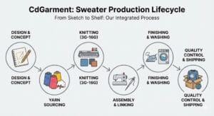 the sweater production lifecycle