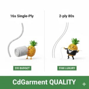 The comparison of Single-Ply vs. 2-Ply Yarn