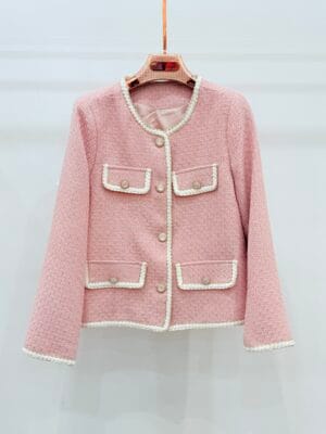 In 2026, we offer factory wholesale of luxurious pink chanel-style ladies' coats