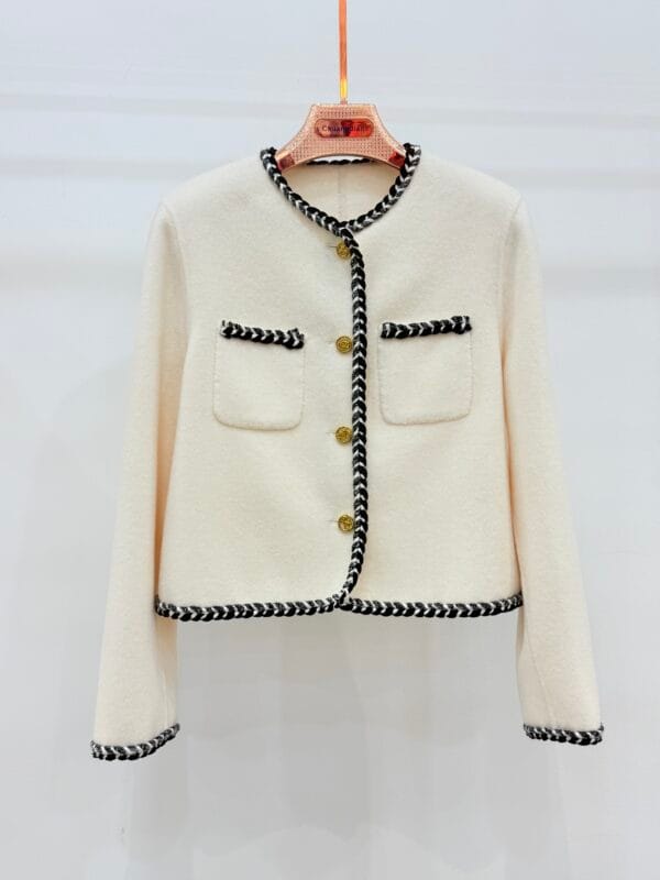 2026 Luxury Chanel-style women's simple coat